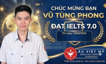 Chúc Mừng Vũ Tùng Phong đạt IELTS 7.0: Bứt phá giới hạn